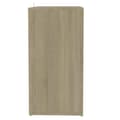Miniatyrbilde 7 av 11: vidaXL Skoskap sonoma eik 60x35x70 cm sponplate