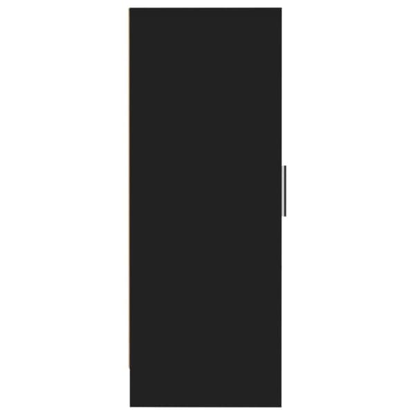 vidaXL Skoskap svart 32x35x92 cm sponplate