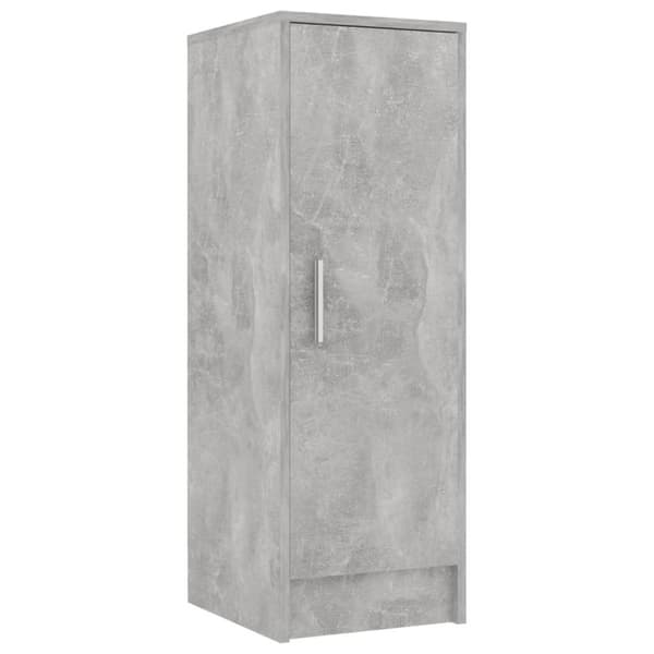 vidaXL Kenkäkaappi betoninharmaa 32x35x92 cm lastulevy