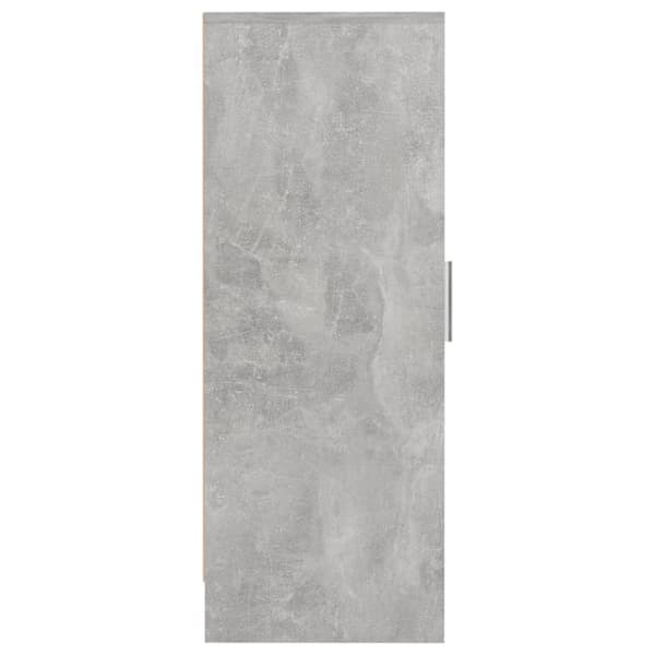vidaXL Kenkäkaappi betoninharmaa 32x35x92 cm lastulevy