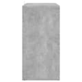 Miniatyrbilde 8 av 11: vidaXL Skoskap betonggrå 60x35x70 cm sponplate