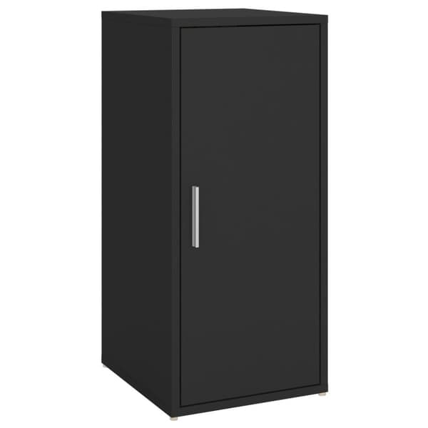 vidaXL Skoskap svart 2 stk 32x35x70 cm sponplate