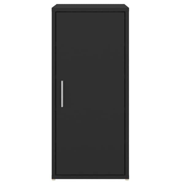 vidaXL Skoskap svart 2 stk 32x35x70 cm sponplate