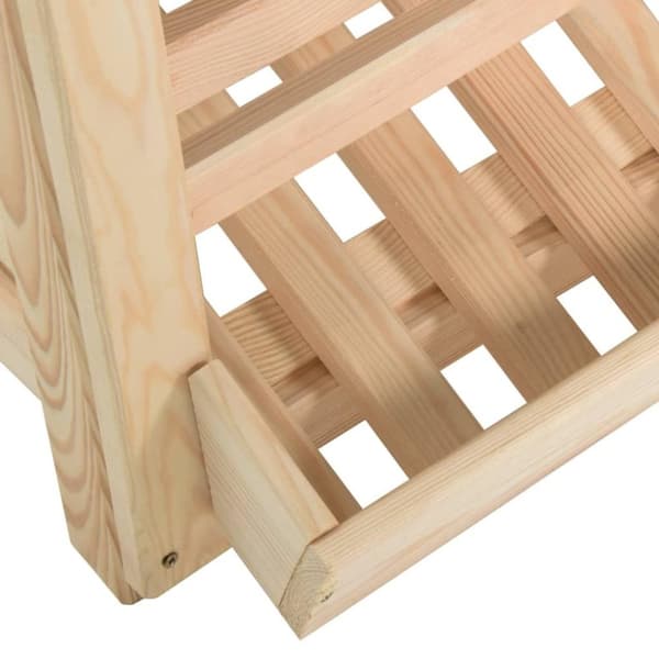 vidaXL kartoffelkasse 60x40x50 cm massivt fyrretræ