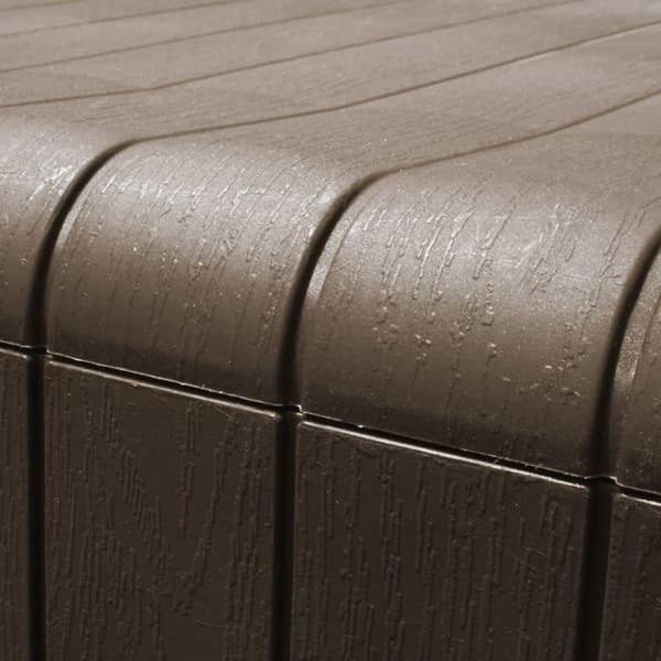 vidaXL Dynlåda brun 117x45,5x57,5 cm 270 L