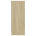Miniatyrbilde 6 av 10: vidaXL Skoskap sonoma eik 31,5x35x90 cm sponplate