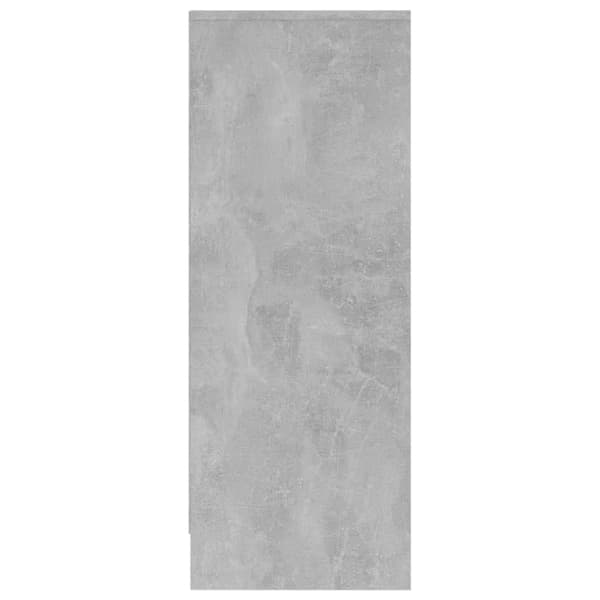 vidaXL Skoskap betonggrå 31,5x35x90 cm sponplate