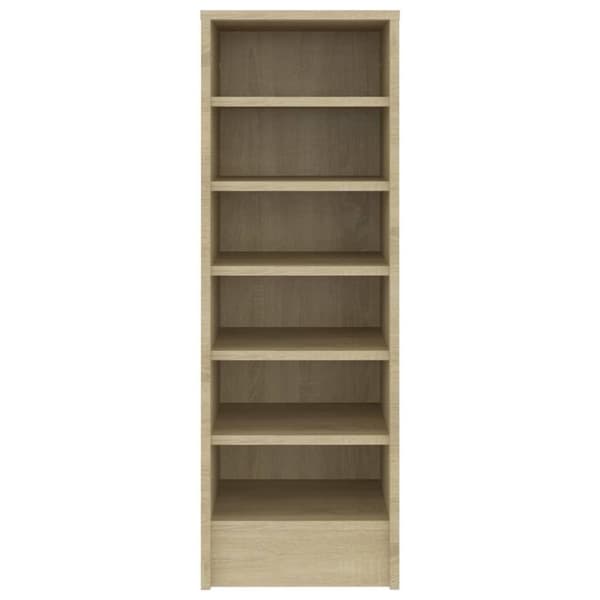 vidaXL skoreol 31,5x35x90 cm spånplade sonoma-eg