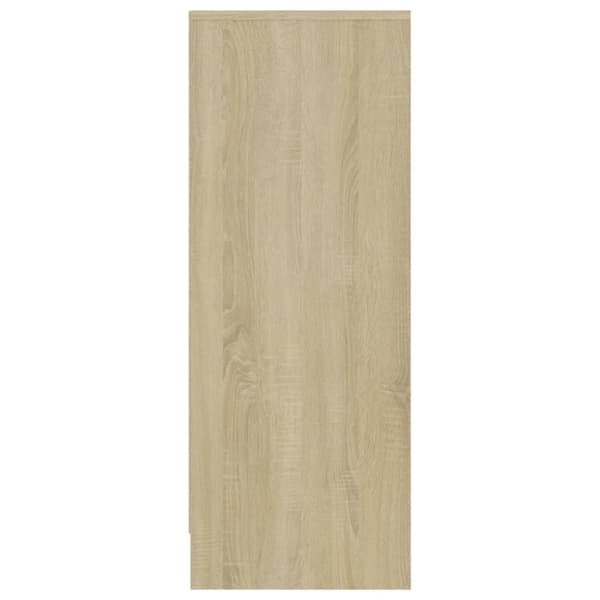 vidaXL skoreol 31,5x35x90 cm spånplade sonoma-eg