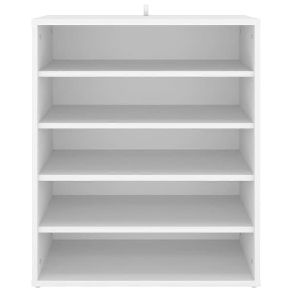 vidaXL Skoskap hvit 60x35x70 cm sponplate