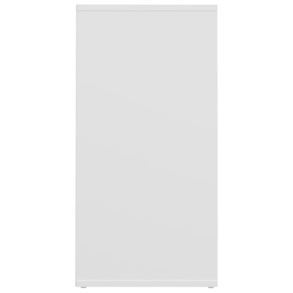vidaXL Skoskap hvit 2 stk 31,5x35x70 cm sponplate