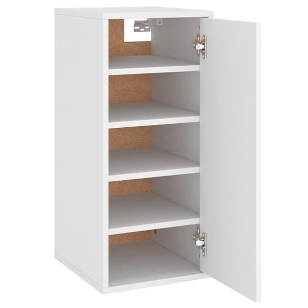 vidaXL skoskab 32x35x70 cm spånplade hvid