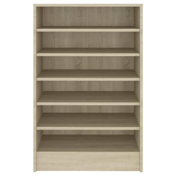 vidaXL Skoskap sonoma eik 60x35x92 cm sponplate