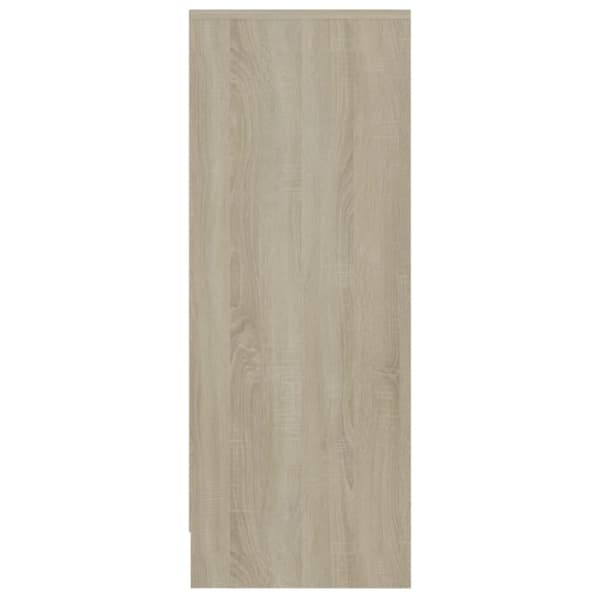 vidaXL Skoskap sonoma eik 60x35x92 cm sponplate