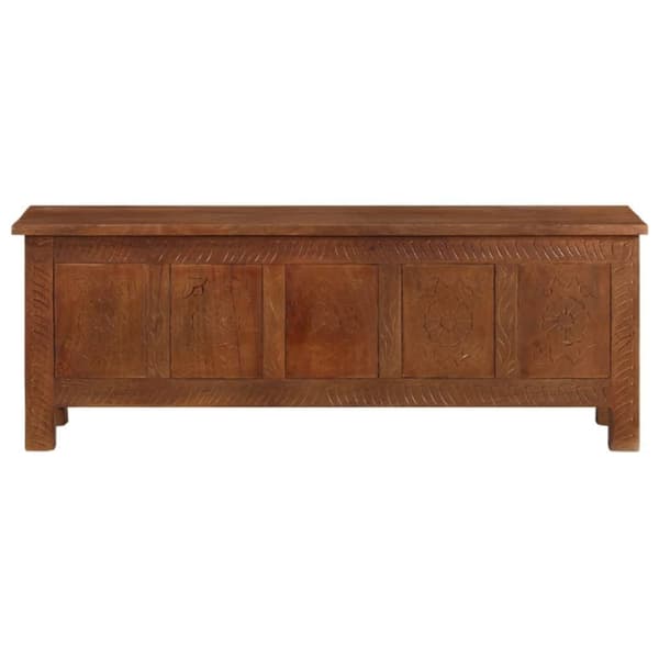 vidaXL opbevaringsboks 110x30x40 cm massivt mangotræ