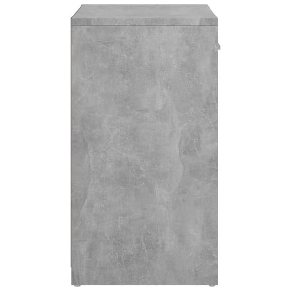 vidaXL Skobänk betonggrå 94,5x31x57 cm spånskiva
