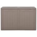 Miniatyrbilde 7 av 9: vidaXL Putekasse for hage 180 L brun PP rotting