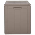 Miniatyrbilde 8 av 9: vidaXL Putekasse for hage 180 L brun PP rotting