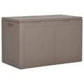 Miniatyrbilde 1 av 9: vidaXL Putekasse for hage 180 L brun PP rotting