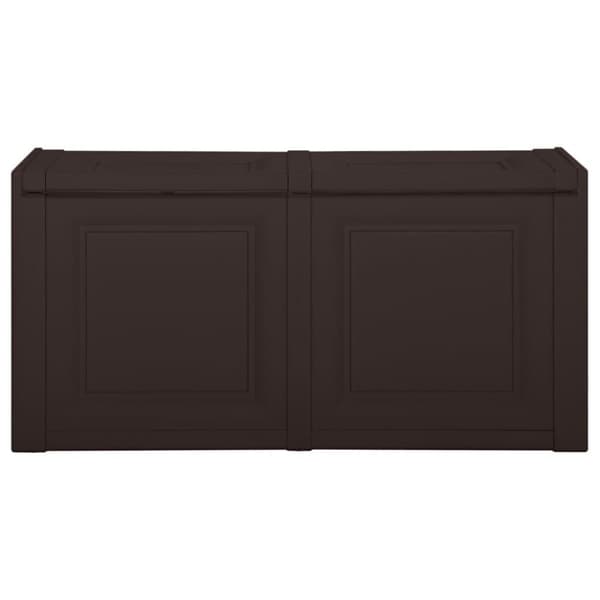 vidaXL hyndeboks 86x40x42 cm 85 l brun