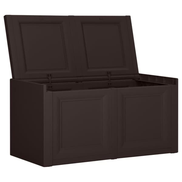 vidaXL hyndeboks 86x40x42 cm 85 l brun