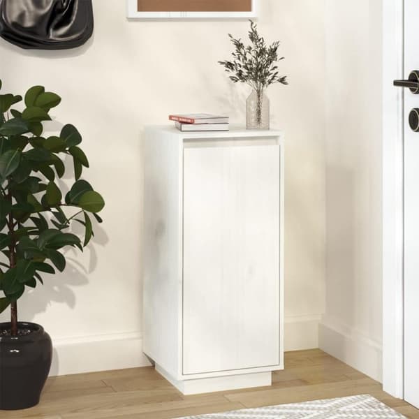 vidaXL Skoskap 35x35x80 cm heltre furu