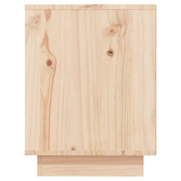 vidaXL skoreol 110x34x45 cm massivt fyrretræ