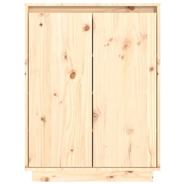 vidaXL skoreol 60x35x80 cm massivt fyrretræ