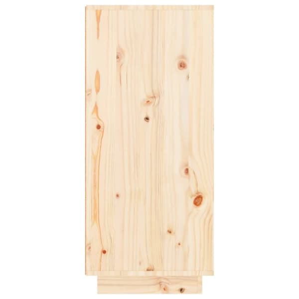 vidaXL skoreol 60x35x80 cm massivt fyrretræ
