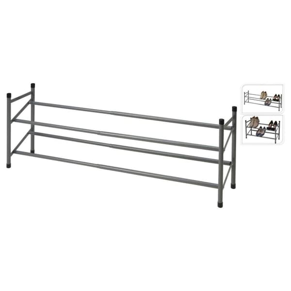 Storage solutions skoreol med 2 hylder (61,5-115)x23x36 cm