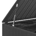 Miniatyrbillede 4 af 6: vidaXL hyndeboks 145x100x103 cm polyrattan sort
