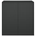Miniatyrbillede 2 af 6: vidaXL hyndeboks 100x49x103,5 cm polyrattan sort