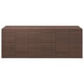 Miniatyrbillede 2 af 6: vidaXL hyndeboks 291x100,5x104 cm polyrattan brun