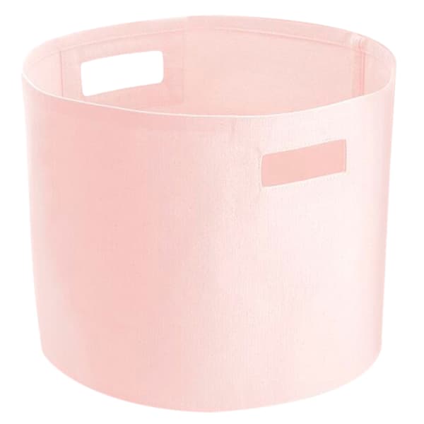 Westford Mill Opbevaringskurv i lærred Pastel Pink M