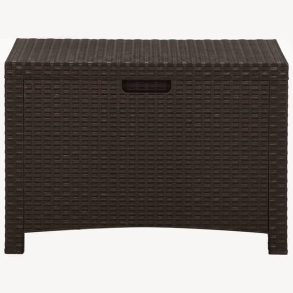 vidaXL Putekasse for hage 60x54x41 cm PP rotting brun