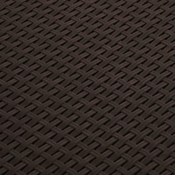 vidaXL Putekasse for hage 60x54x41 cm PP rotting brun