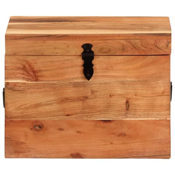 vidaXL Förvaringslåda 39x28x31 cm massivt akaciaträ