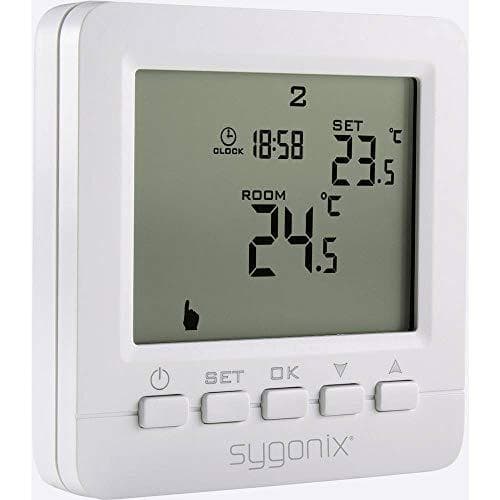 Sygonix infälld rumstermostat veckoprogram 5 till 35 °C