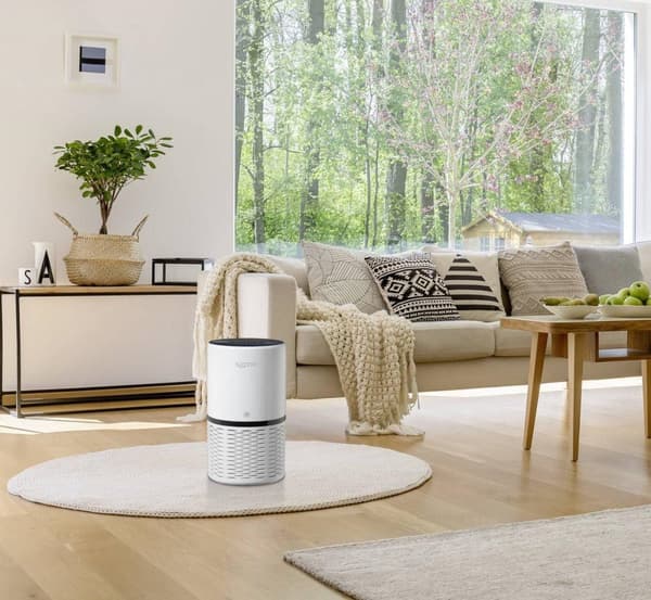 Sygonix ilmanpuhdistin 30 m² Valkoinen