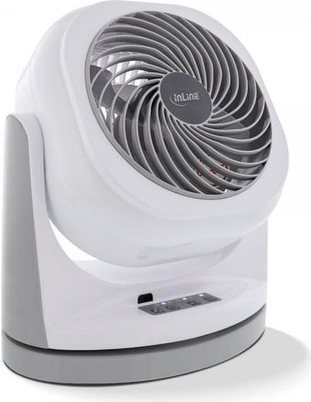 InLine® SmartHome pöytätuuletin, pyörivä, valkoharmaa