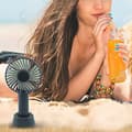 Miniatyrbillede 4 af 5: Realpower Mobile Fan, Micro-USB sort, blæser med batteri (303132)