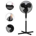 Miniatyrbillede 8 af 11: Clatronic VL 3603 S piedestal ventilator 40cm sort
