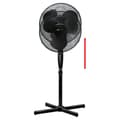 Miniatyrbillede 9 af 11: Clatronic VL 3603 S piedestal ventilator 40cm sort