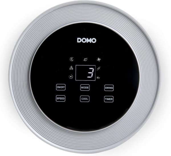 Domo DO159A - Aircooler desktop Chilizz 3-in-1: Luftkylare/luftfuktare/luftrenare - Vit/svart