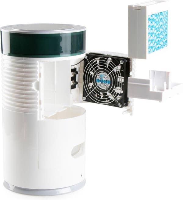 Domo DO159A - Aircooler desktop Chilizz 3-in-1: Luftkylare/luftfuktare/luftrenare - Vit/svart
