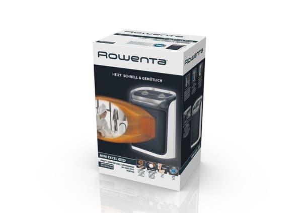 Rowenta Mini Excel Aqua SO9281F0 Sähköinen huonelämmitin, Valkoinen 2000 W Sähköinen huoneenlämmittimen tuuletin (SO9281)