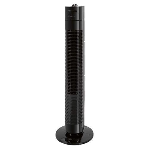 Clatronic tornituuletin, TVL 3770, 3 nopeustasoa, 75° oskillointi (voidaan kytkeä pois päältä), 120 minuutin ajastin, musta