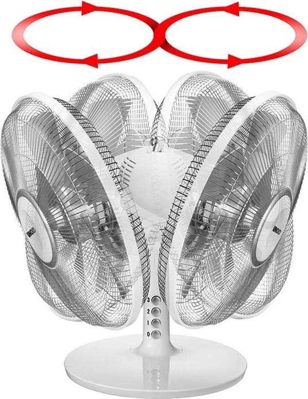 Vanha 86815 40 W tuuletin - hopea/valkoinen