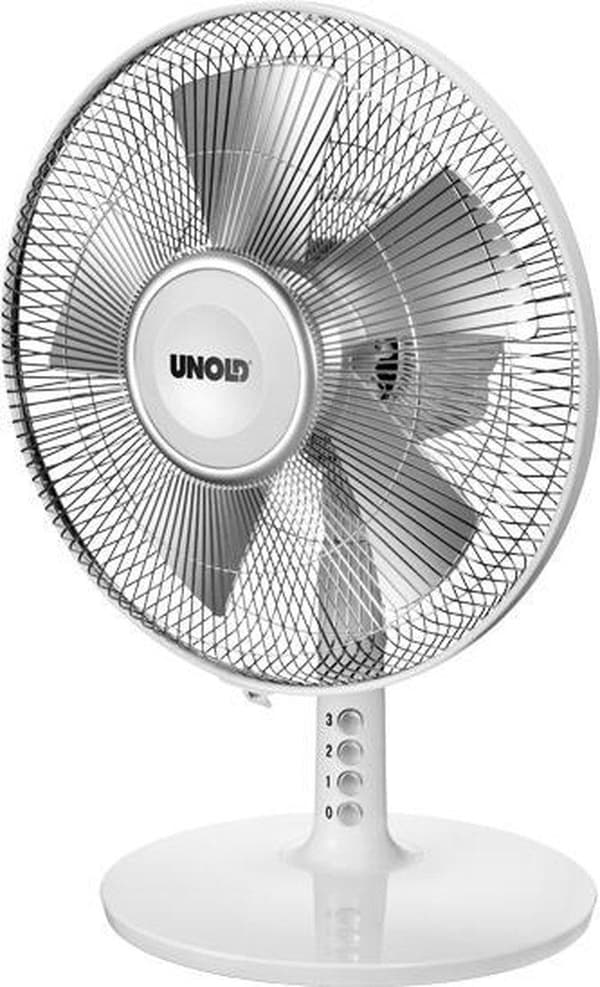 Unold 86815 40W Ventilator - Sølv/Hvid