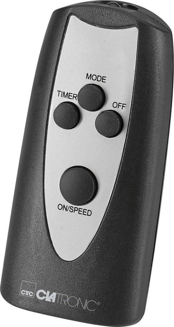 Clatronic VL 3741 S jalkatuuletin musta kaukosäätimellä